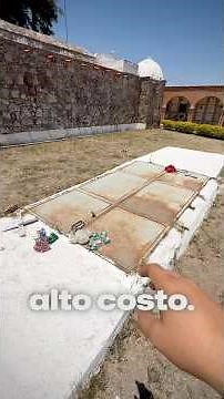 The cemetery's mass grave, a place where those with families still rest 🪦