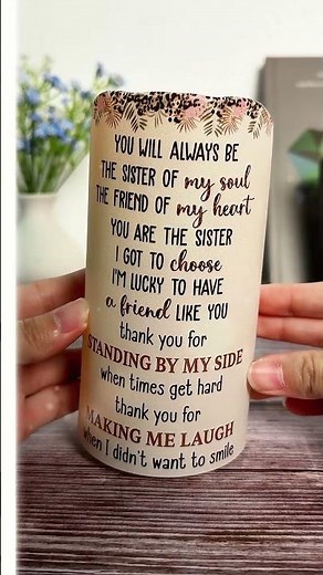 You Are My Soul Sister - Personalized Custom LED Candle