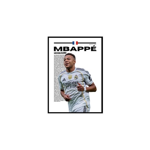 Kylian Mbappé Poster - Real Madrid Poster Art Football Print Player Art - Etsy Canada
