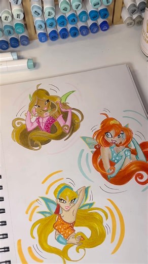 Winx Club---- #drawing #winxclub #girls #art #coloring