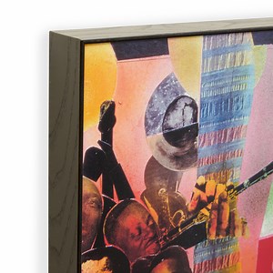 Romare Bearden The Blues Framed Print