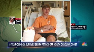 Boy survives shark attack off North Carolina coast