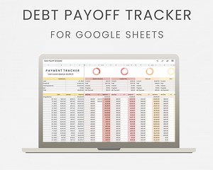 Debt Payoff Tracker: Snowball Avalanche Calculator (google Sheets Template) - Etsy Canada