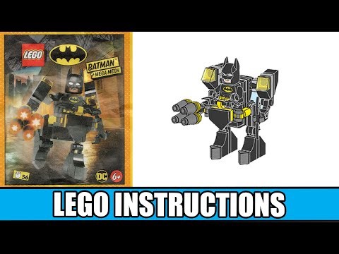 LEGO Instructions - DC Comics Super Heroes - 212401 - Batman and Mega Mech - Magazine Gift