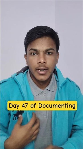 Day 47 of Documenting my coding journey through videos! #codingjourney #documenting