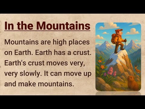 Adventures In the Mountains | Life at the Top of the World | Learn English through Stories Level 1