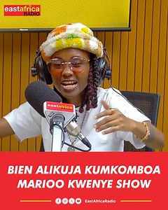 Unaizungumziaje performance ya #MariooTz kabla ya kupanda #BienSol kwenye tuzo za Trace 2025? #TheCruise ya #EastAfricaRadio na @modoo_255 @credodakingnba @nemmykim | East Africa Radio