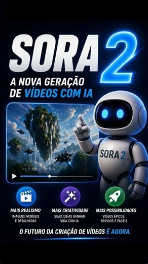 🚀 SORA 2 CHEGOU! A NOVA ERA DOS VÍDEOS COM IA 🤯