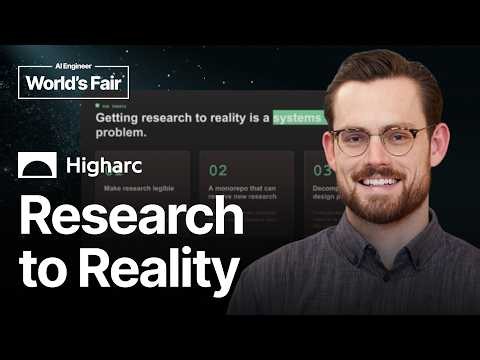 Research to Reality: Bringing Frontier ML Research to Production - Vaidas Razgaitis, Higharc