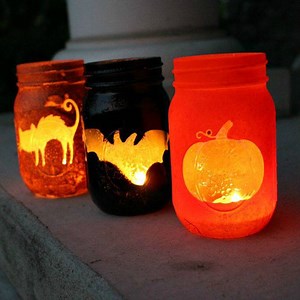 39K views · 116 reactions | Halloween Mason Jar Luninaries! Soooooo easy and the perfect Halloween DIY decoration! https://princesspinkygirl.com/halloween-mason-jar-luminaries/ | Princess Pinky Girl | Facebook