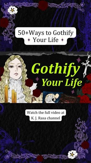 How to gothify your life #alternativelifestyle #gothic
