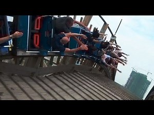 Awesome High Five Woodie Unedited Roller Coaster POV Shots Dauling Dragon Happy Valley Wuhan