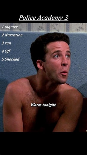 Police Academy 3 (1986): Party Goes Wrong – He Ends Up in Total Embarrassment!