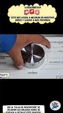 How to calibrate/reset my washing machine step by step? #shortsvideo #shortvideo #shorts