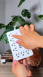4.9K views · 27 reactions | 17 in 1 Outlets Surge Protector Power Strip 5FT & 10FT ⚡️#homefinds #powerstrip | Cardi’s Ego | Facebook