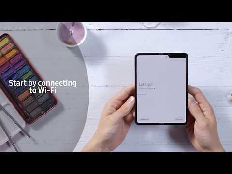 How to Set Up your Galaxy Fold 5G