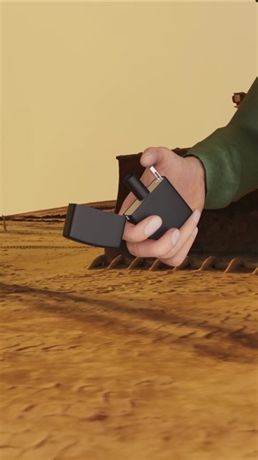 How a Lighter Gun Actually Works! 😱 #shorts