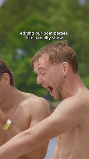 Editing our boat parties like a reality show… the DRAMA!! #realityshow #boatparty #yachtsocialclub #yacht #dayparty