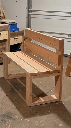 DIY Bench Made with Just FIVE 2x6's