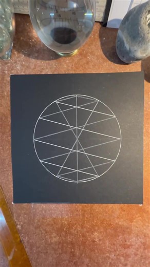 How to draw a Geometric Torus with straight lines inside a circle. #howtodraw #torus #natureofflowers