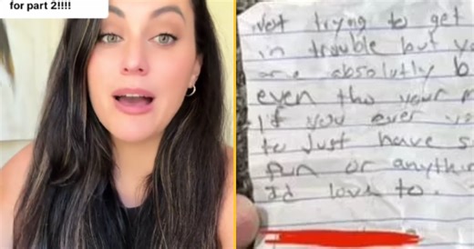 Woman disgusted after being given terrifying note by ‘creepy’ electrician