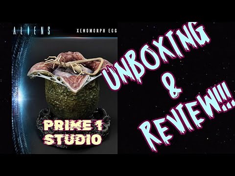 🔴 Prime 1 Studio - Aliens! Xenomorph Egg (open version) - UNBOXING & REVIEW!! #aliens #prime1studio