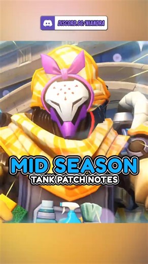 MID SEASON TANK PATCH NOTES (SEASON 2) #overwatch #overwatch2 #ow2 #gaming