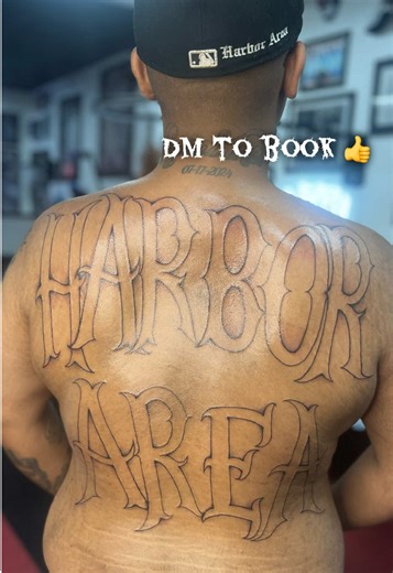 Harbor area Back tattoo ⚓️ - - - - - - - - - - - - #tattooapprentice #apprentice #apprenticetattoo #harborarea #backtattoo