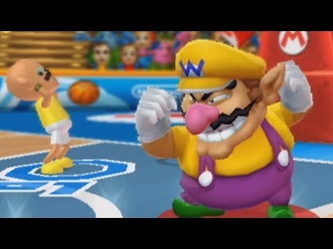 mario wii sports basketball