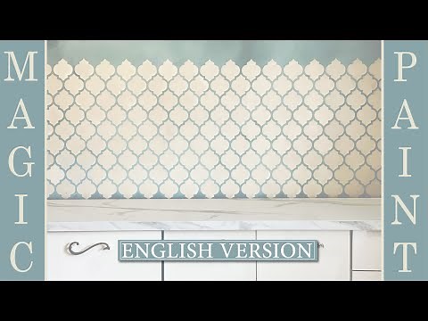 How to create tiles with Magic Paint and Magic Wall! DIY Elisa & Magic Paint! DIY Chalk Paint®