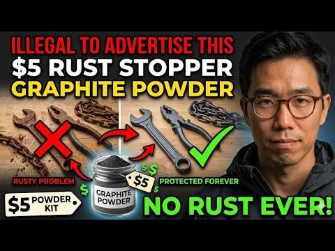 $5 Graphite Powder = STOPS ALL Rust FOREVER Why Is It Illegal to Advertise This