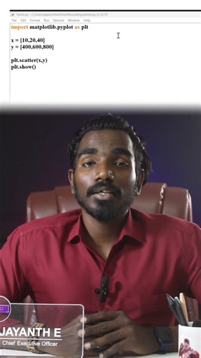 Learn Python in a Minute Ep - 57 | Matplotlib tutorial #python #matplotlib #tamilcoding #thuliedu