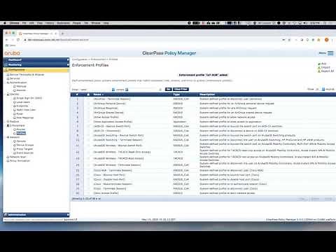 Aruba Dynamic Segmentation with Downloadable User Roles - Clearpass Configuration