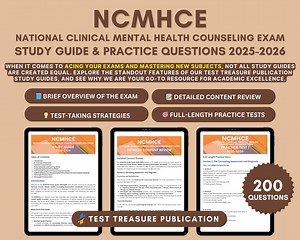 NCMHCE Study Guide 2025-2026: Exam Prep With Practice Tests - Etsy