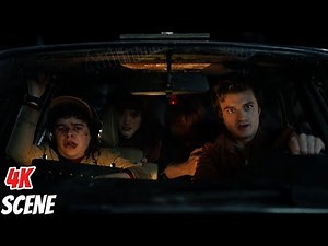 Steve Crashes His Car In Demogorgon Scene - Stranger Things Season 5 4K SCENE ULTRA HD