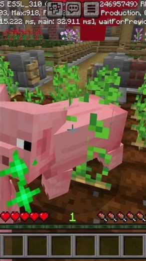 Minecraft Pig #shortvideo #shorts #viral #trending #youtubeshorts #minecraft