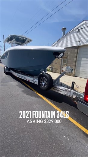 13K views · 1.1K reactions | FOR SALE — 2021 Fountain 34LS | Asking $329,000 Comment “Full Listing” to receive the full listing! This Fountain 34LS is in excellent condition and powered by triple Mercury Racing 400Rs with Platinum Warranty through Sept 2028. DM us for more information #boatsgonewild #fountainpowerboats #centerconsole | Boats Gone Wild | Facebook