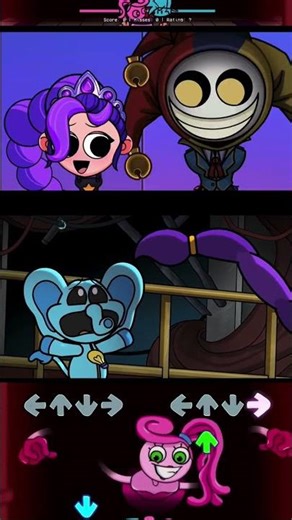 Epic Showdown: FNF Meets Mommy Long Legs & Lily - Poppy Playtime Chapter 5 Battle! #fnf #shortsvi...