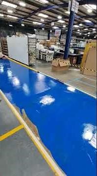 Installing an epoxy walkway using Polycote's Flortex Professional