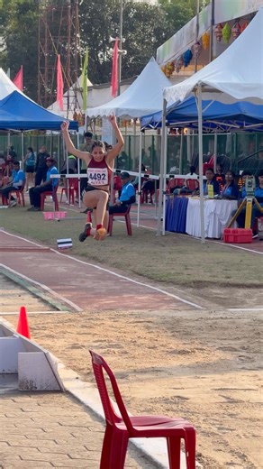 Woman power of triple jump #haryanvisong #trackandfield