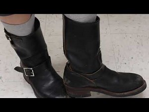 Red Wing 2966 8 inch Engineer boot Klondike leather soft toe