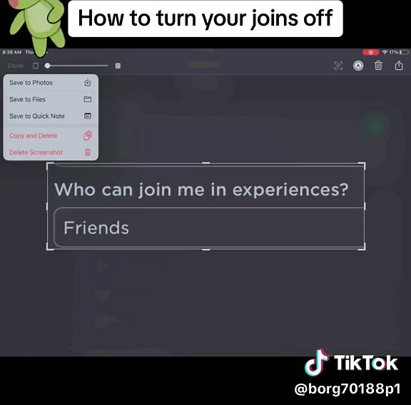 How to turn your joins off#roblox #robloxjoinsoff | roblox