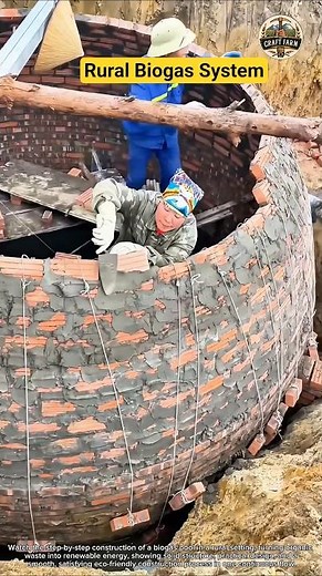 Building a Rural Biogas System for Clean Energy ♻️🏗️