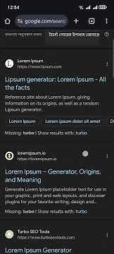 Lorem Ipsum Generator