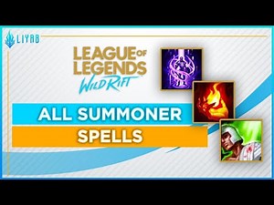 League of Legends: Wild Rift Alpha Test --- ALL SUMMONER SPELLS (NEWBIE GUIDE)!