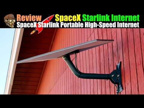 Review! SpaceX Starlink Standard Kit High-Speed Portable Satellite Internet!