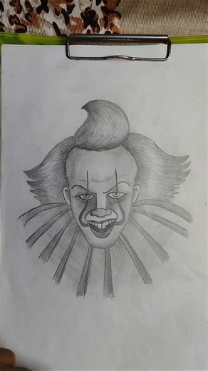 Pennywise drawing🧐🧐#shorts #drawing#teampencil