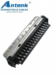 [Hot Item] 1.27mm 0.050" Pitch 68p Solder Molded Pin Type Cable SCSI Receptacle Connectors