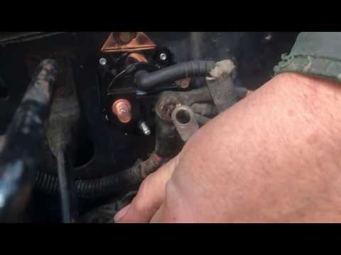How to change starter solenoid relay on a Ford | EASY FIX