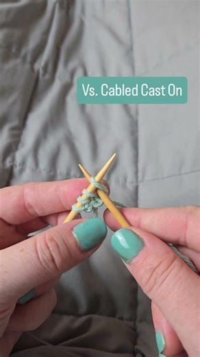 Knitted Cast On vs Cabled Cast On